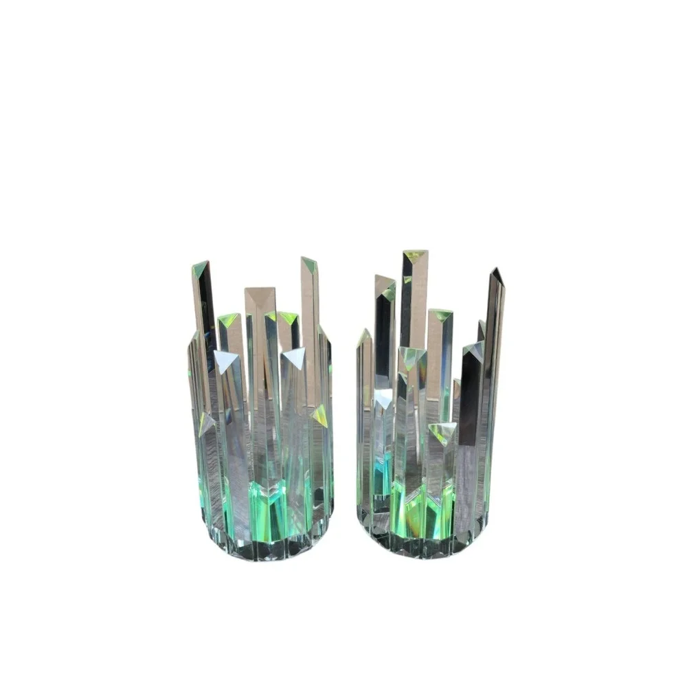 Crystal Prism Candle Holder Set of 2 - Picture 9 of 9